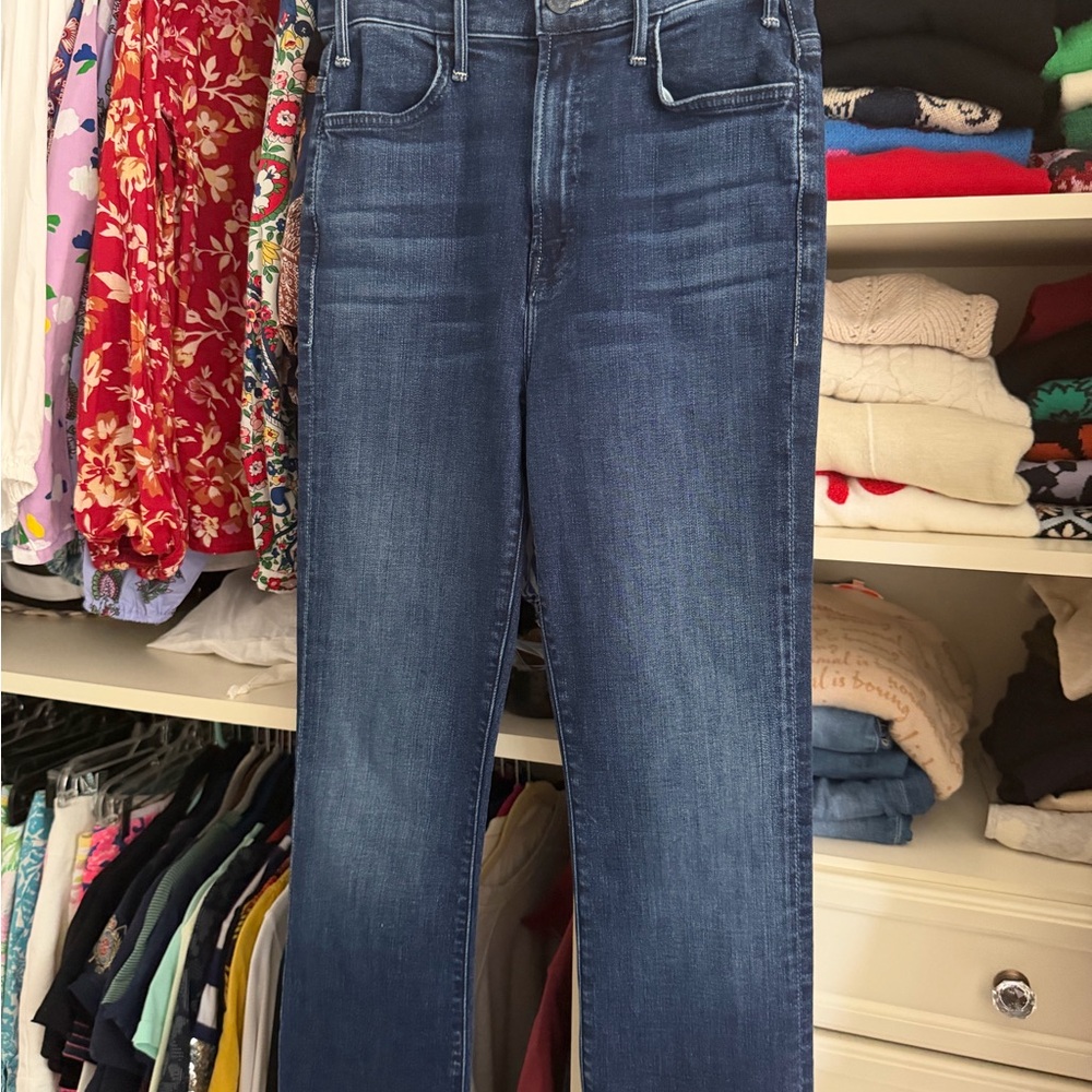 Women’s Mother Hustler High-Rise Straight Leg Jeans, size 25
